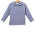 Trotter Street Kids | Tucker Pullover, Slate Blue Stripe, Assorted Sizes