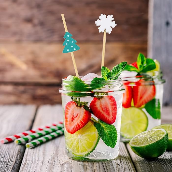 Two's Company | Christmas Cocktail Hour Picks, Assorted Styles