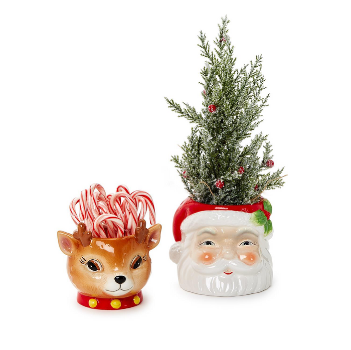 Two's Company | Holiday Hand Painted Multipurpose Dish, Assorted Styles