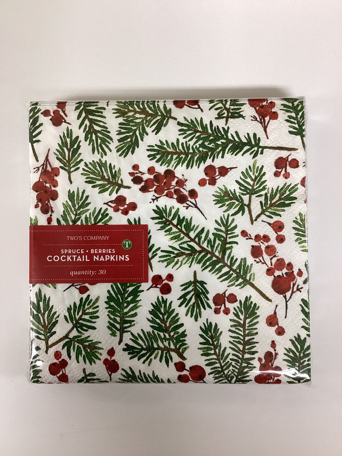 Two's Company | Merry Berry Paper Napkins