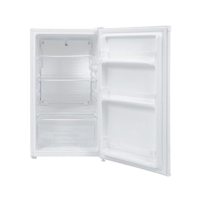 Under Counter Fridge 94L Adjustable Thermostat Reversible Door White