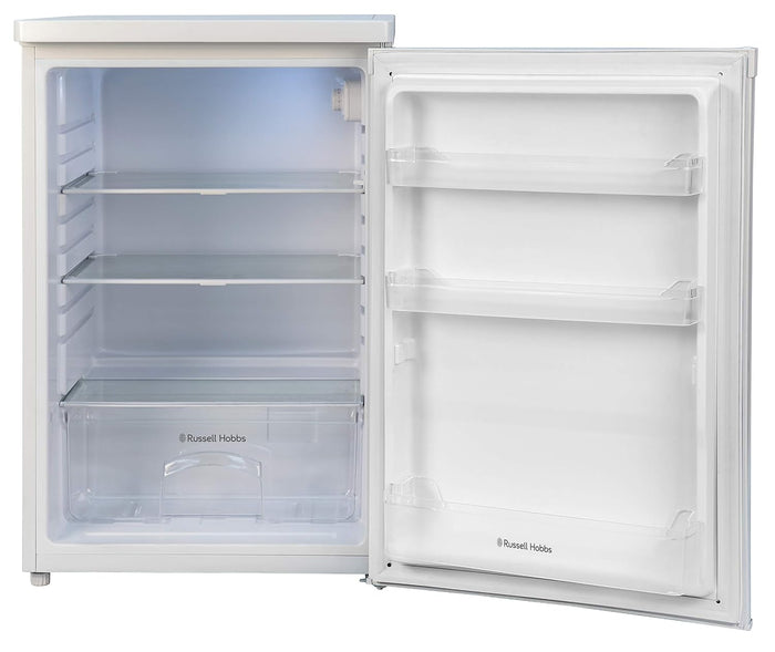 Under Counter Larder Fridge 127L Adjustable Thermostat White Reversible Door