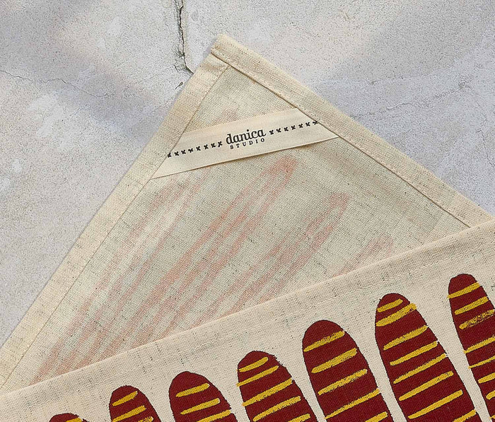 Danica studio Venus Linen Cotton Dishtowels details- Lollygag