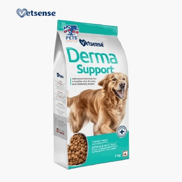 Vetsense Derma Support (2 kg) Advanced Skin & Coat Care Formula for Dogs