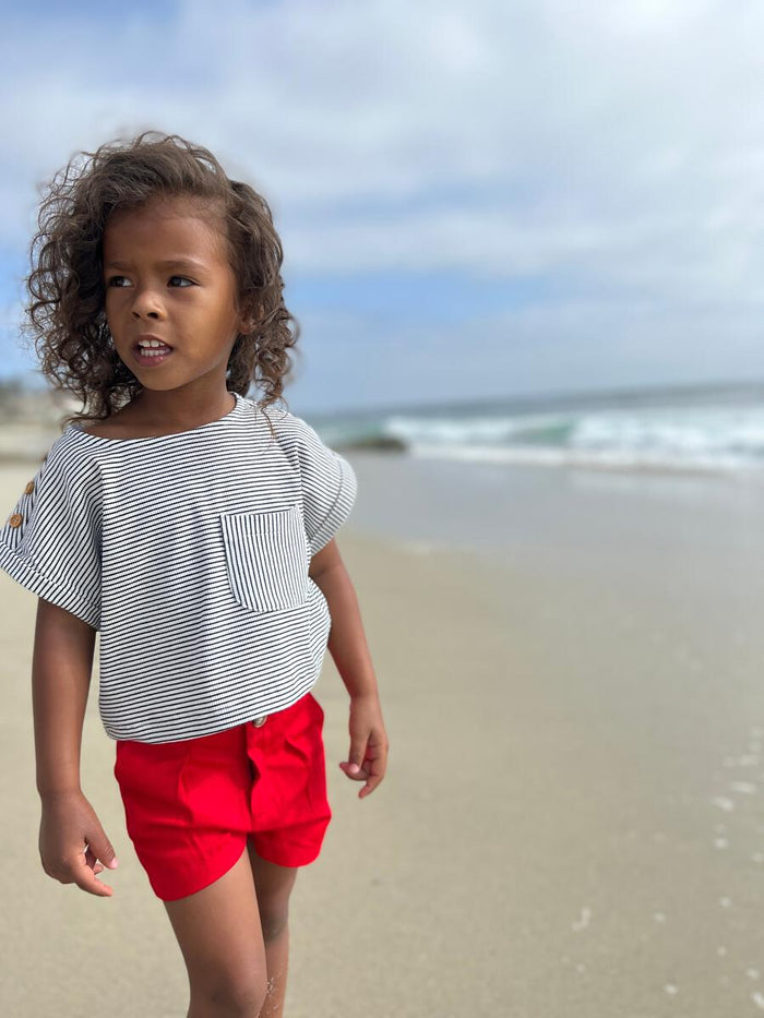 Vignette| Hattie Shorts, Red| Assorted sizes