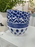 Viva by Vietri | Santorini Assorted Cereal Bowl Set