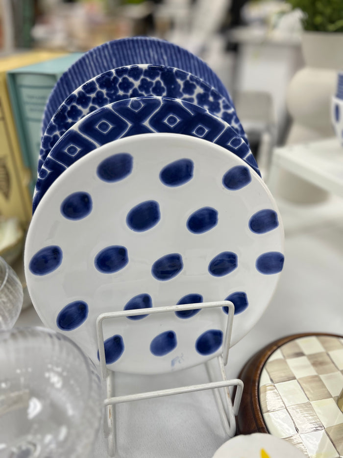 Viva by Vietri | Santorini Assorted Cocktail Plates, Set of 4