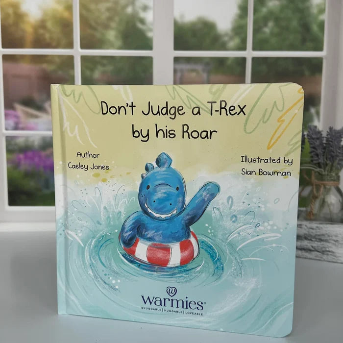 Warmies | Don't Judge a T-Rex by his Roar Book