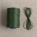 Waxed Linen Thread-Dark Emerald Green