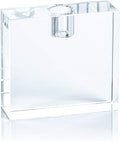 Zodax Rectangular Crystal Glass Taper Holder